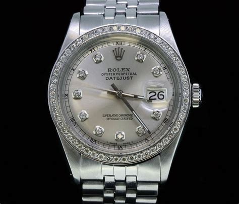 rolex oyster diamond dial